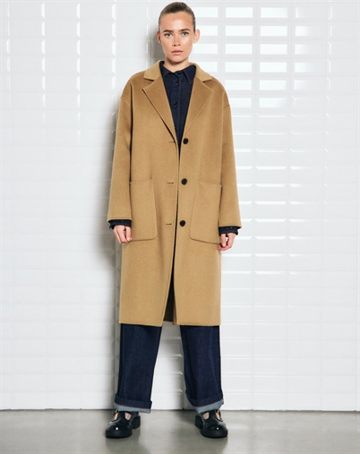 Withblack - Celine WBL Wool Frakke - Camel